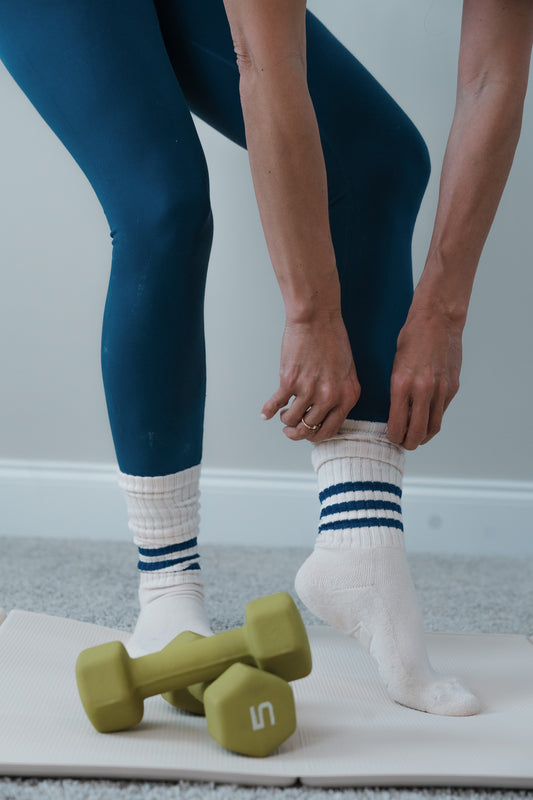 Retro Blue Scrunch