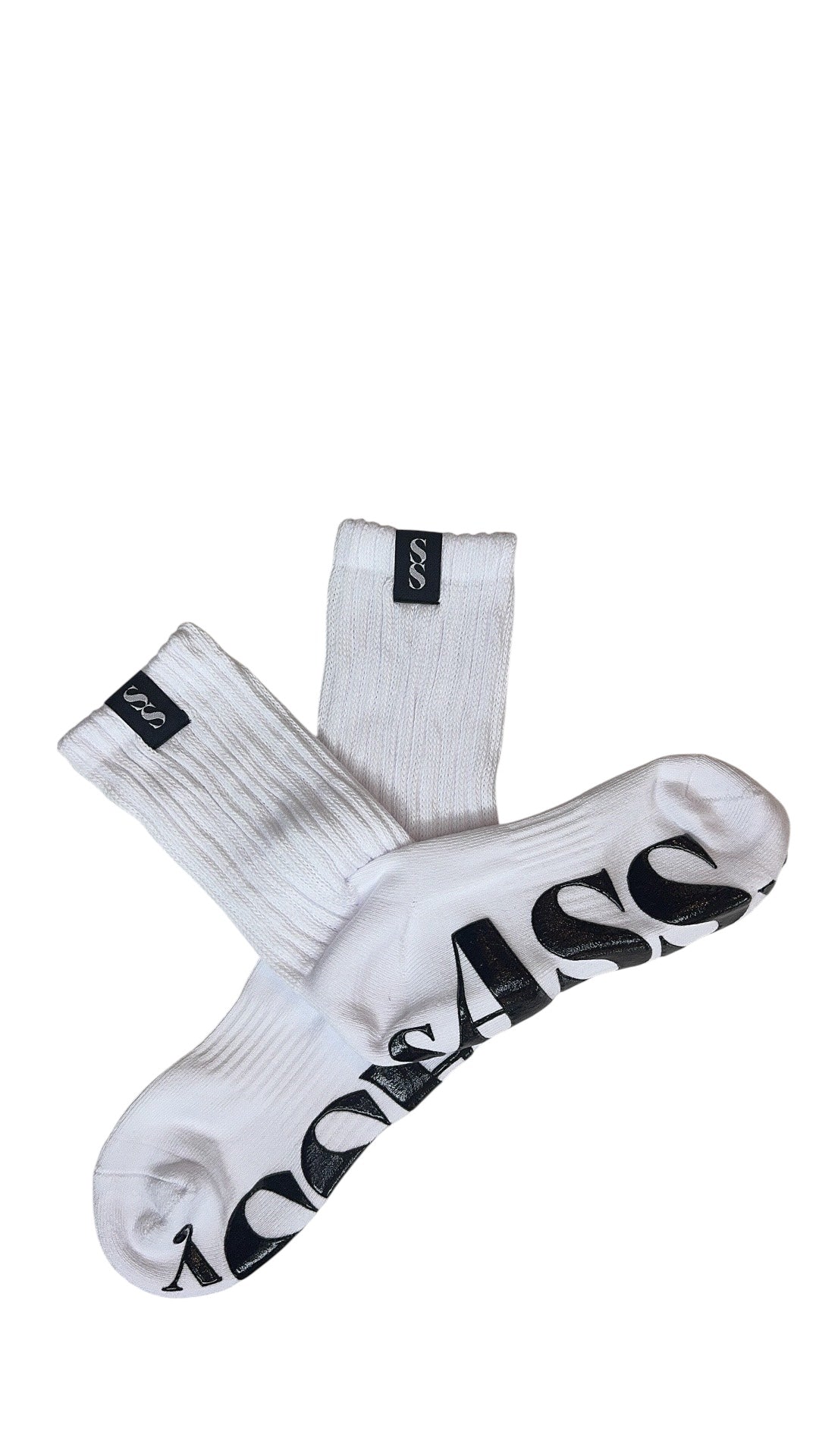 White Slouch Sock