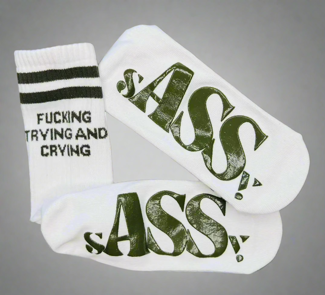 Fucking Trying and Crying - Olive Green