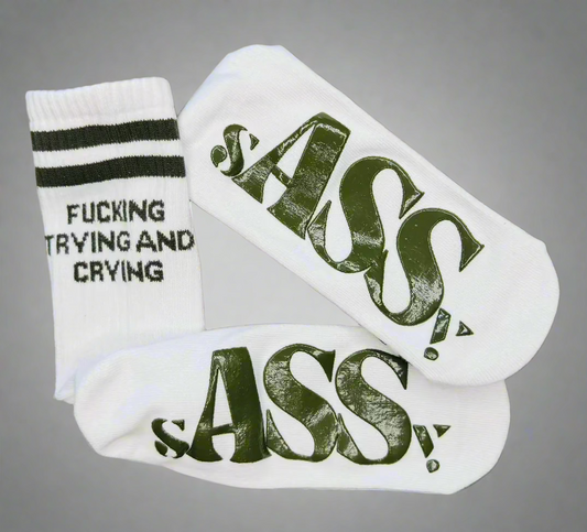 Fucking Trying and Crying - Olive Green
